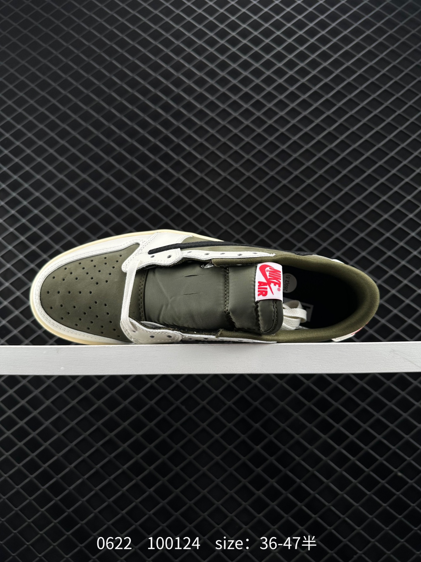 Fragment Design x Travis Scott x Nike Air Jordan 1 Low OG SP”Military Blue”